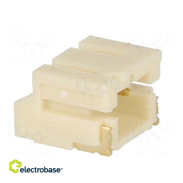 Socket | wire-board | male | 2mm | PIN: 2 | SMT | 1A | tinned | -25÷85°C | 100V image 8