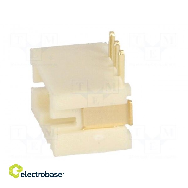 Socket | wire-board | male | 2mm | PIN: 3 | SMT | 1A | tinned | -25÷85°C | 100V image 3