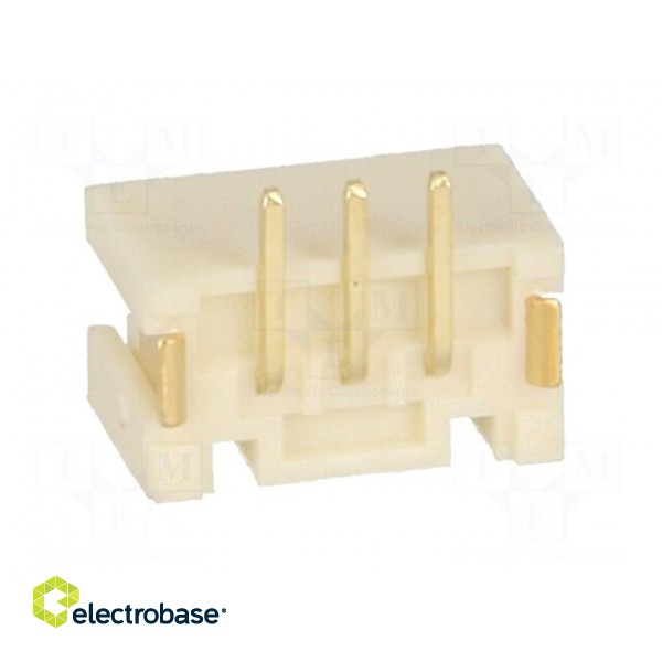 Socket | wire-board | male | 2mm | PIN: 3 | SMT | 1A | tinned | -25÷85°C | 100V image 5