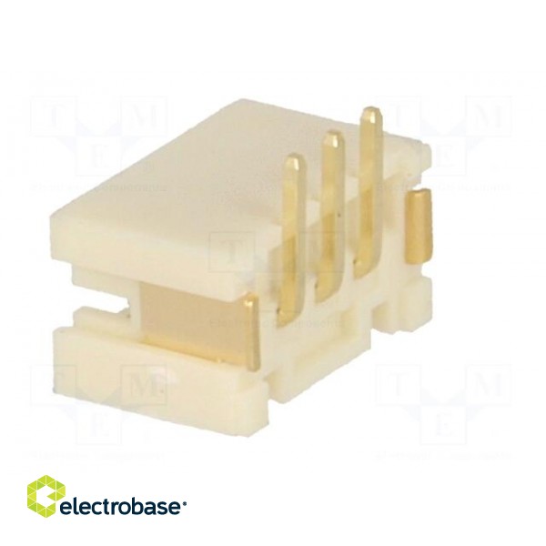 Socket | wire-board | male | 2mm | PIN: 3 | SMT | 1A | tinned | -25÷85°C | 100V image 4