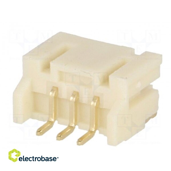 Socket | wire-board | male | 2mm | PIN: 3 | SMT | 1A | tinned | -25÷85°C | 100V фото 6