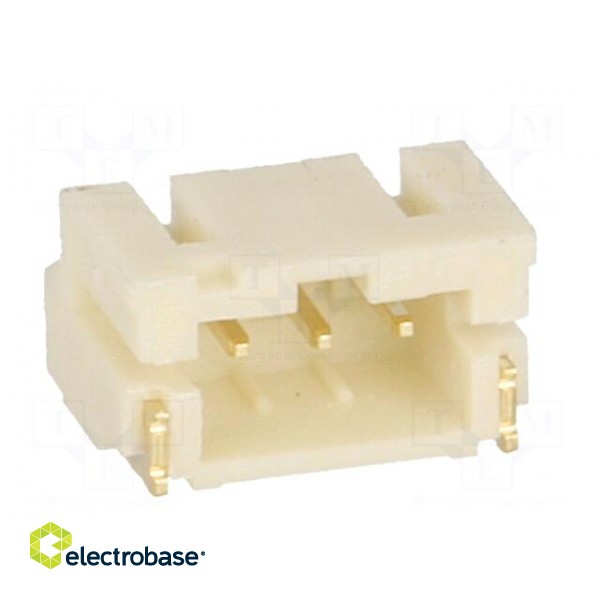 Socket | wire-board | male | 2mm | PIN: 3 | SMT | 1A | tinned | -25÷85°C | 100V фото 9