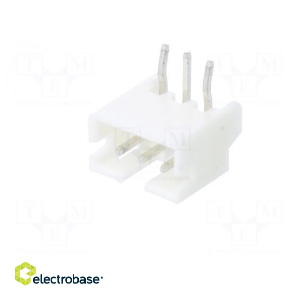 Socket | wire-board | male | 2mm | PIN: 3 | THT | 100V | 2A | tinned | -25÷85°C image 2