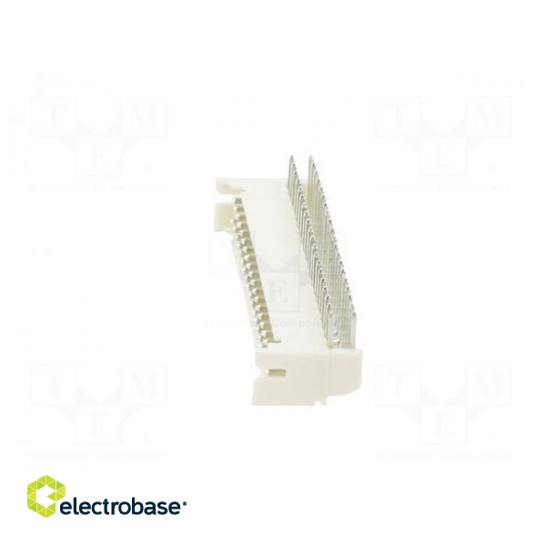 Socket | wire-board | male | 2mm | PIN: 40 | THT | 100V | 2A | angled image 3