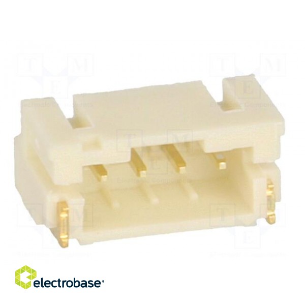 Socket | wire-board | male | 2mm | PIN: 4 | SMT | 1A | tinned | -25÷85°C | 100V image 9
