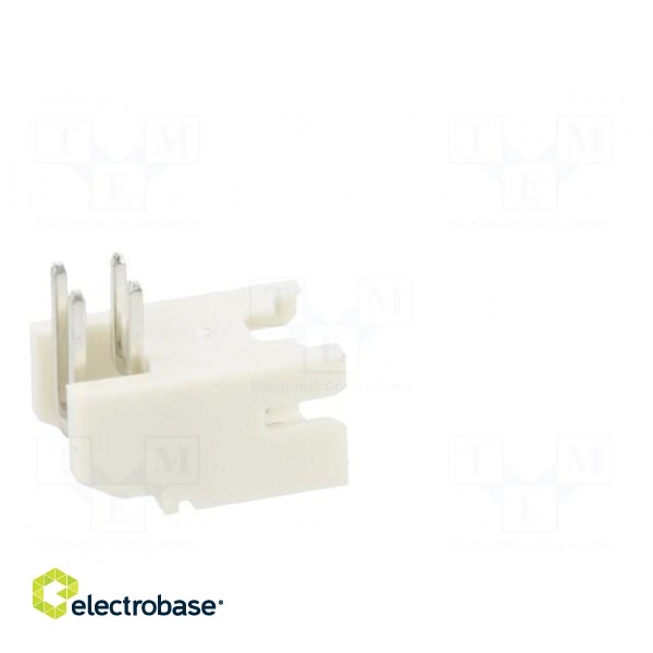 Socket | wire-board | male | 2mm | PIN: 4 | THT | 100V | 2A | angled фото 7