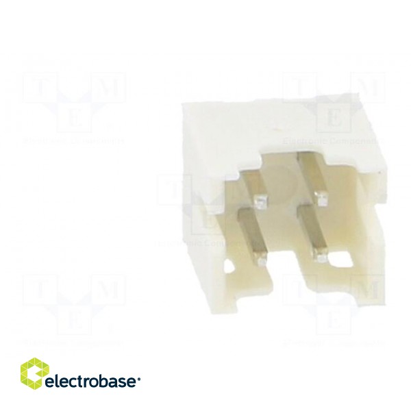 Socket | wire-board | male | 2mm | PIN: 4 | THT | 100V | 2A | straight paveikslėlis 10