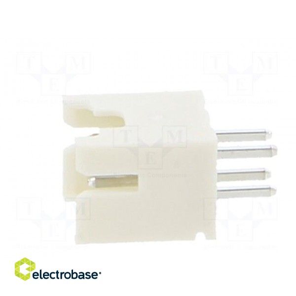 Socket | wire-board | male | 2mm | PIN: 4 | THT | 100V | 2A | straight paveikslėlis 4