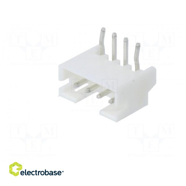 Socket | wire-board | male | 2mm | PIN: 4 | THT | 100V | 2A | tinned | -25÷85°C image 2