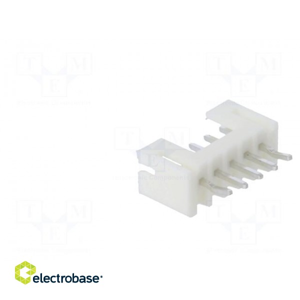 Socket | wire-board | male | 2mm | PIN: 5 | THT | 100V | 2A | tinned | -25÷85°C image 4