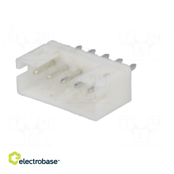 Socket | wire-board | male | 2mm | PIN: 5 | THT | 1A | tinned | -25÷85°C | 100V image 2