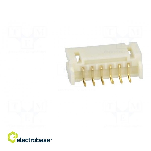 Socket | wire-board | male | 2mm | PIN: 6 | SMT | 1A | tinned | -25÷85°C | 100V фото 5