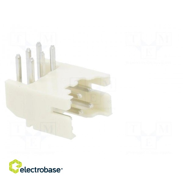 Socket | wire-board | male | 2mm | PIN: 6 | THT | 100V | 2A | angled image 8