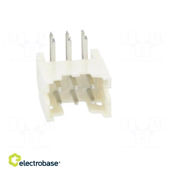Socket | wire-board | male | 2mm | PIN: 6 | THT | 100V | 2A | angled image 9