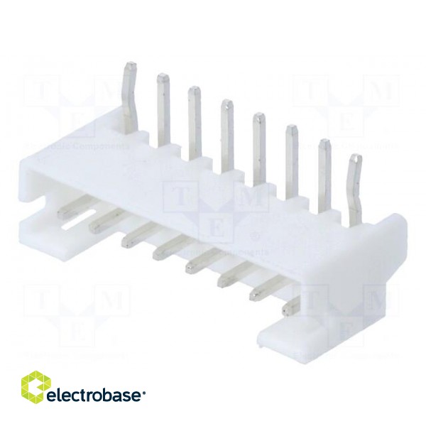 Socket | wire-board | male | 2mm | PIN: 8 | THT | 100V | 2A | tinned | -25÷85°C фото 1