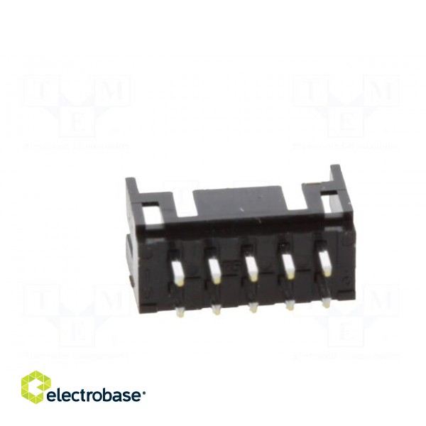 Socket | PCB-cable/PCB | male | DF11 | 2mm | PIN: 10 | THT | on PCBs | tinned image 5