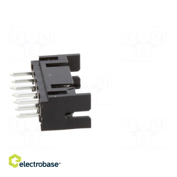 Socket | PCB-cable/PCB | male | DF11 | 2mm | PIN: 10 | THT | on PCBs | tinned image 7