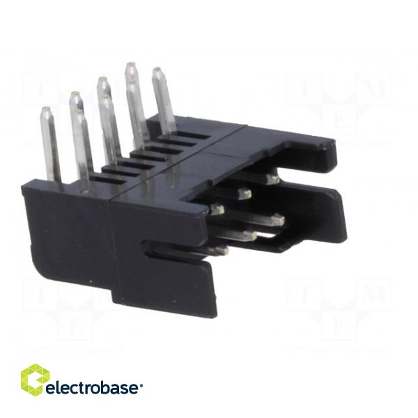 Socket | PCB-cable/PCB | male | DF11 | 2mm | PIN: 8 | THT | on PCBs | tinned paveikslėlis 8