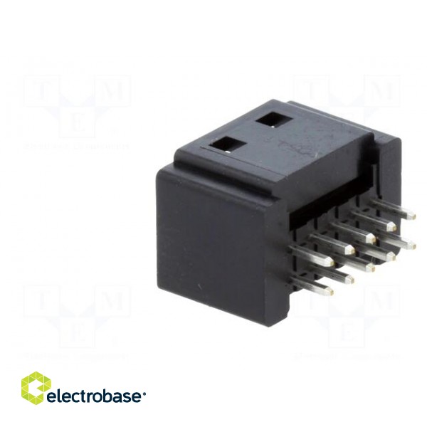 Socket | wire-board | male | DF51K | 2mm | PIN: 10 | THT | on PCBs | 250V | 2A фото 4