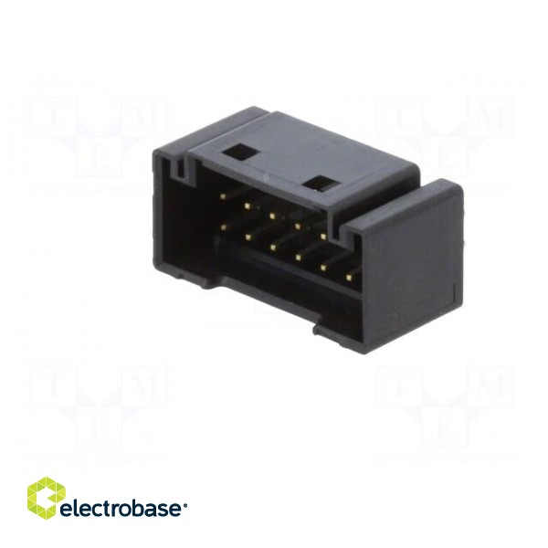 Socket | wire-board | male | DF51K | 2mm | PIN: 14 | THT | on PCBs | 250V | 2A image 2