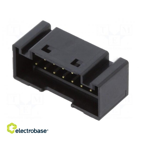 Socket | wire-board | male | DF51K | 2mm | PIN: 16 | THT | on PCBs | 250V | 2A image 1