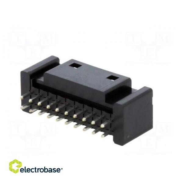 Socket | wire-board | male | DF51K | 2mm | PIN: 20 | THT | on PCBs | 250V | 2A image 6
