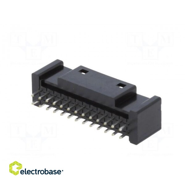 Socket | wire-board | male | DF51K | 2mm | PIN: 26 | THT | on PCBs | 250V | 2A фото 6