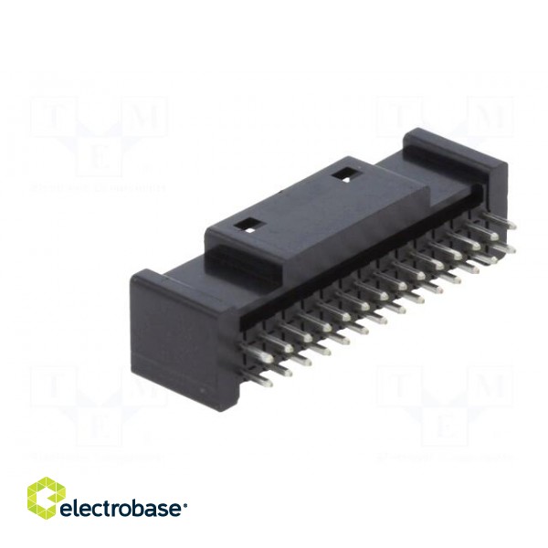 Socket | wire-board | male | DF51K | 2mm | PIN: 28 | THT | on PCBs | 250V | 2A paveikslėlis 4
