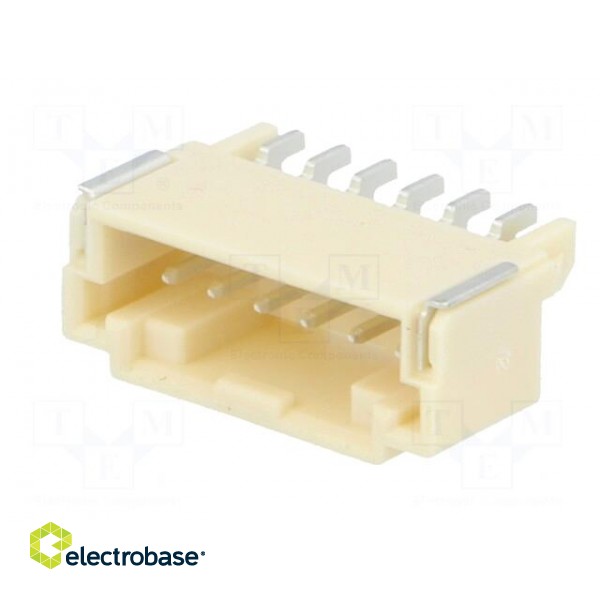 Socket | wire-board | male | DuraClik | 2mm | PIN: 6 | SMT | 3A | -40÷105°C image 2