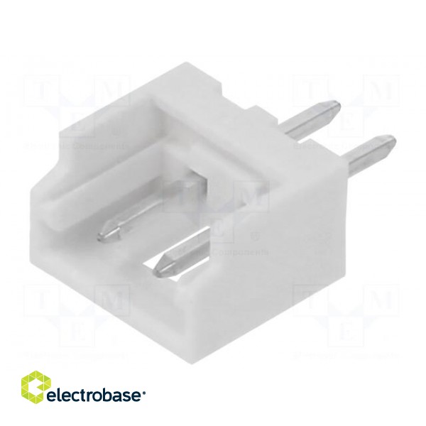 Socket | wire-board | male | Micro-Latch | 2mm | PIN: 2 | THT | on PCBs | 2A