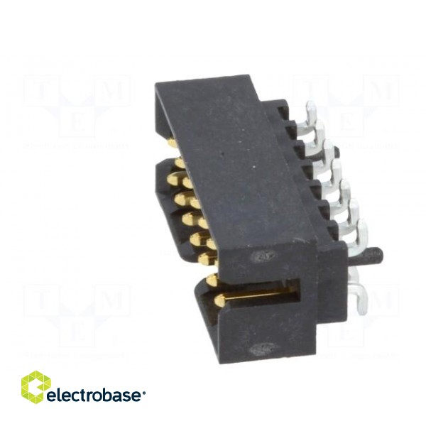 Socket | PCB-cable/PCB | male | Milli-Grid | 2mm | PIN: 14 | SMT | on PCBs image 3