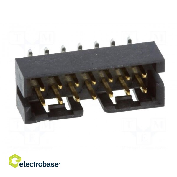 Socket | wire-board | male | Milli-Grid | 2mm | PIN: 14 | SMT | gold-plated image 9