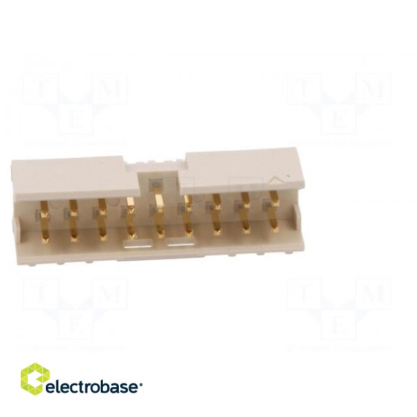 Socket | wire-board | male | Minitek | 2mm | PIN: 18 | THT | on PCBs | 2A paveikslėlis 9