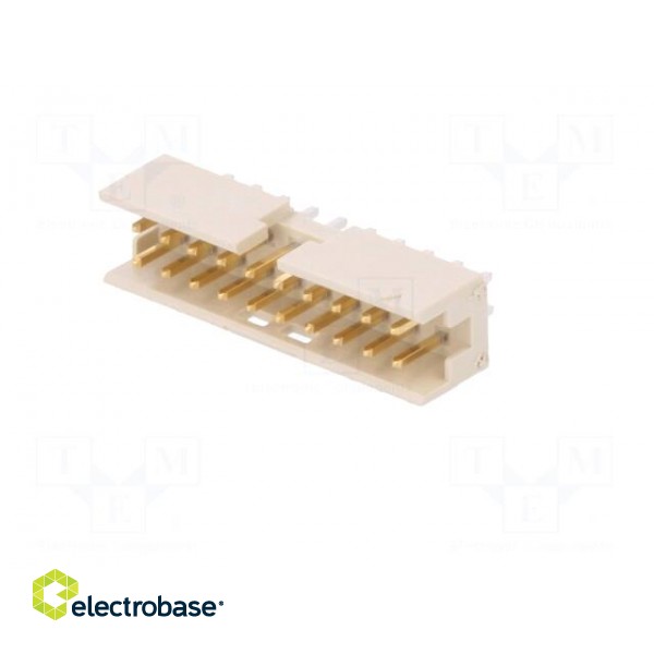 Socket | wire-board | male | Minitek | 2mm | PIN: 20 | THT | on PCBs | 2A image 2