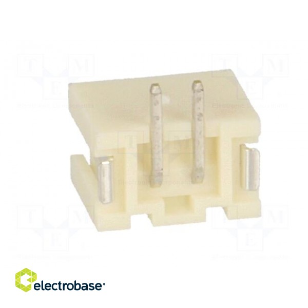 Socket | wire-board | male | PH | 2mm | PIN: 2 | SMT | 100V | 2A | -25÷85°C фото 5