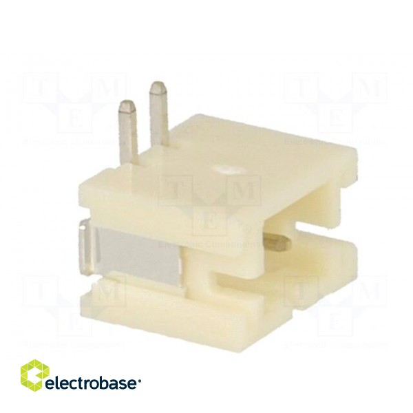 Socket | wire-board | male | PH | 2mm | PIN: 2 | SMT | 100V | 2A | -25÷85°C фото 8