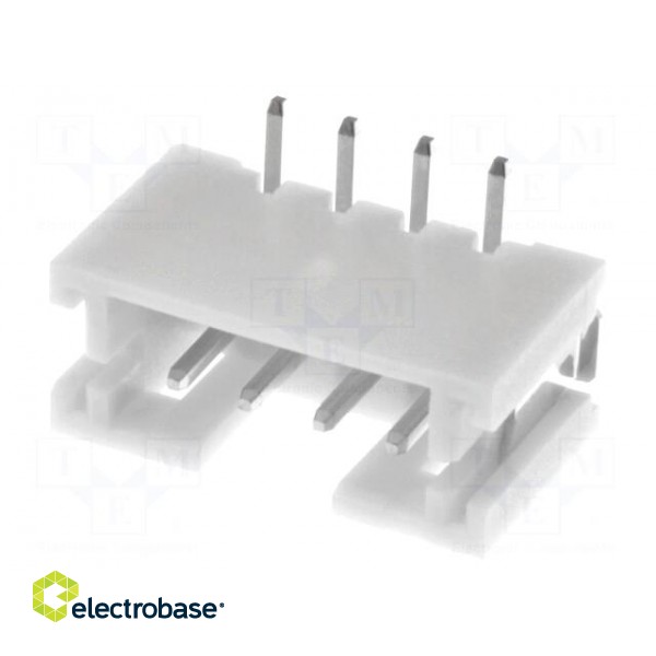 Socket | wire-board | male | PH | 2mm | PIN: 4 | SMT | 100V | 2A | -25÷85°C image 1