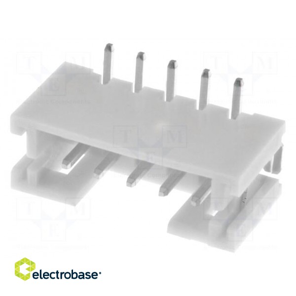 Socket | wire-board | male | PH | 2mm | PIN: 5 | SMT | 100V | 2A | -25÷85°C image 1