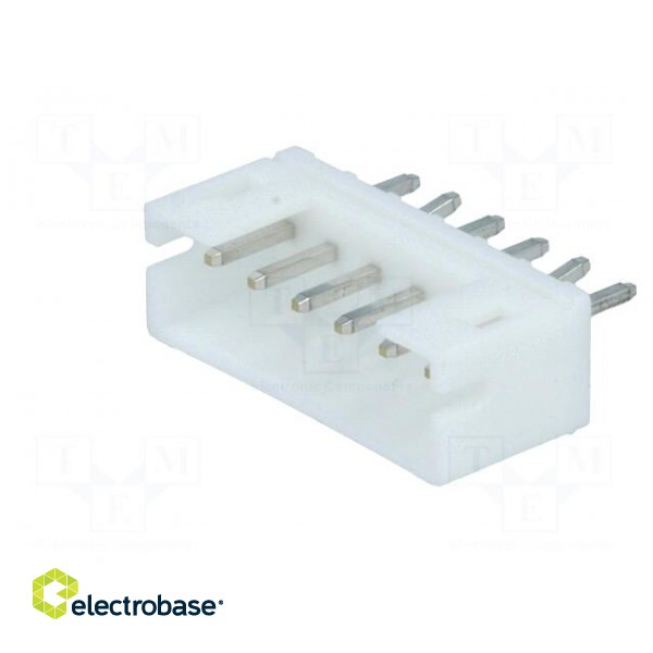 Socket | wire-board | male | PH | 2mm | PIN: 6 | THT | 100V | 2A | -25÷85°C image 2