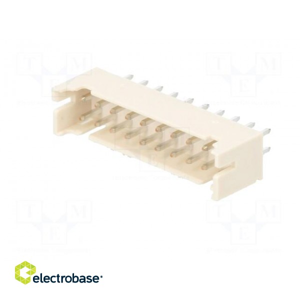 Socket | wire-board | male | PHD | 2mm | PIN: 20 | THT | tinned | Layout: 2x10 image 2