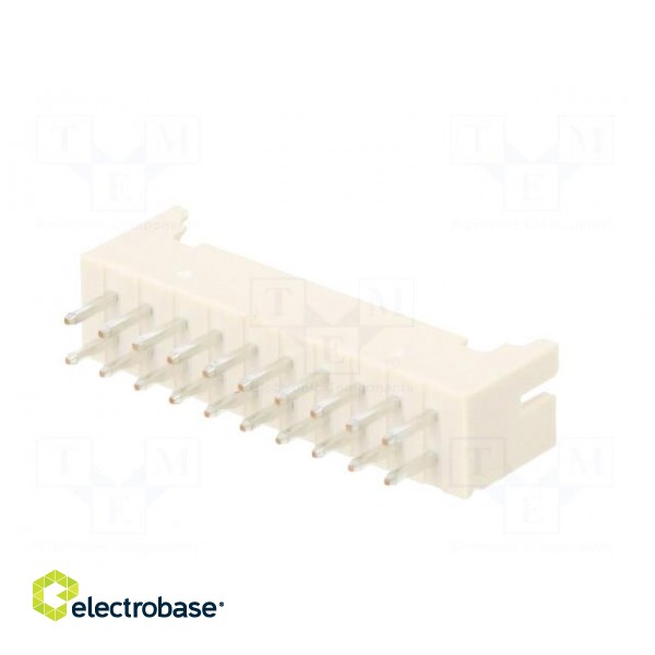 Socket | wire-board | male | PHD | 2mm | PIN: 20 | THT | tinned | Layout: 2x10 image 6