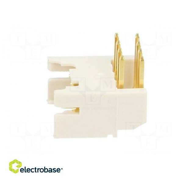 Socket | wire-board | male | PHD | 2mm | PIN: 8 | THT | gold flash image 3