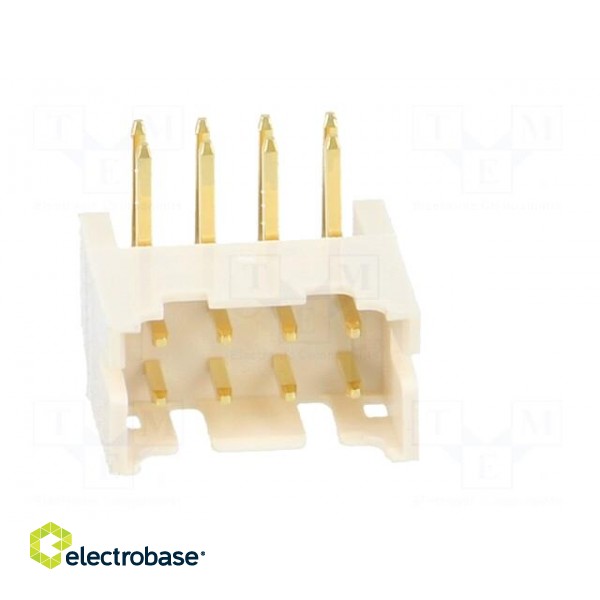 Socket | wire-board | male | PHD | 2mm | PIN: 8 | THT | gold flash paveikslėlis 9