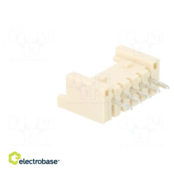 Socket | wire-board | male | Sherlock | 2mm | PIN: 5 | THT | on PCBs | 2A фото 4