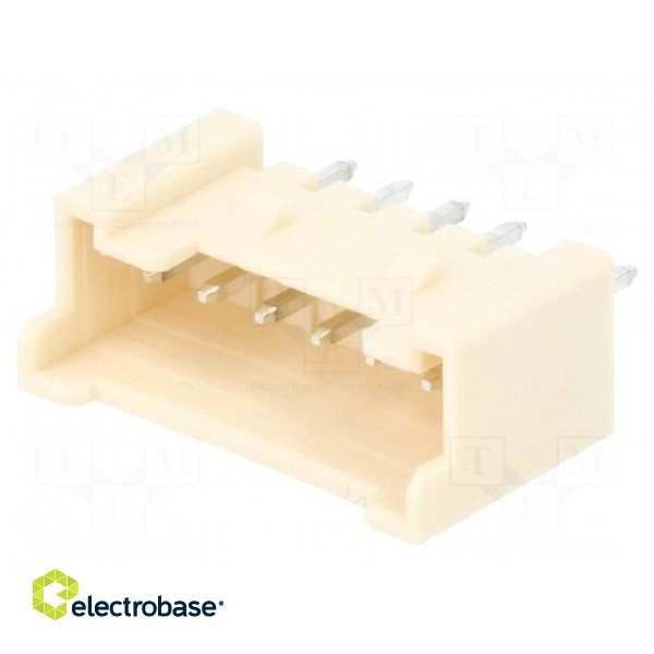 Socket | wire-board | male | Sherlock | 2mm | PIN: 6 | THT | on PCBs | 2A фото 1