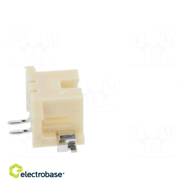 Socket | wire-wire/PCB | male | DF3 | 2mm | PIN: 2 | SMT | on PCBs | tinned фото 7