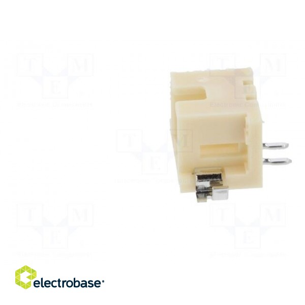 Socket | wire-wire/PCB | male | DF3 | 2mm | PIN: 2 | SMT | on PCBs | tinned фото 3
