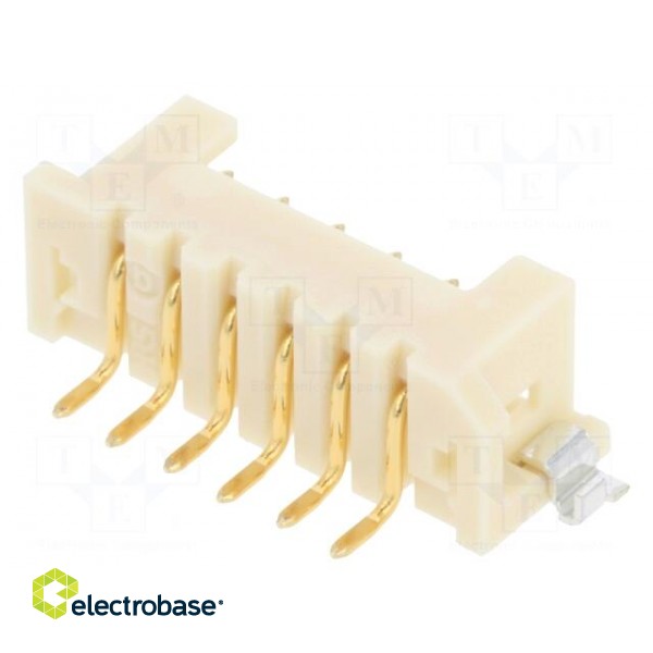 Socket | wire-wire/PCB | male | DF3 | 2mm | PIN: 6 | SMT | on PCBs | 1000pcs. image 2