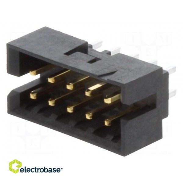 Socket | wire-wire/PCB | male | Milli-Grid | 2mm | PIN: 10 | THT | on PCBs фото 1