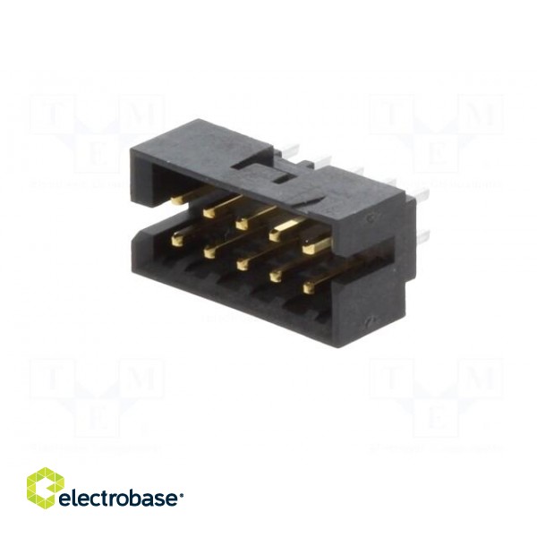 Socket | wire-wire/PCB | male | Milli-Grid | 2mm | PIN: 10 | THT | on PCBs фото 2